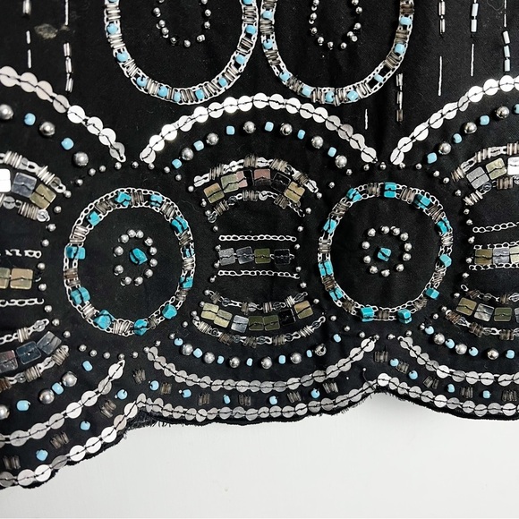 Basil & Maude - Beaded A-Line Skirt - Sz. 2 - Picture 7 of 8